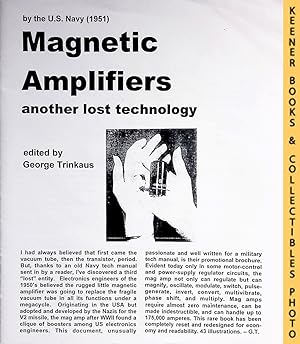 Imagen del vendedor de MAGNETIC AMPLIFIERS: Another Lost Technology a la venta por Keener Books (Member IOBA)