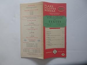 Seller image for Explication de textes, plans pilotes Bordas for sale by Chez Libro17