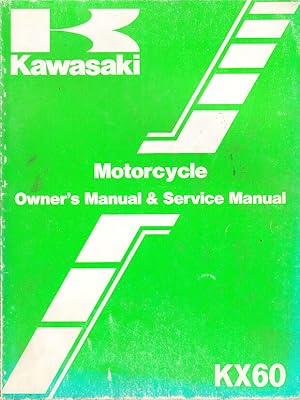 GENUINE KAWASAKI KX60 B3 WORKSHOP SERVICE REPAIR MANUAL