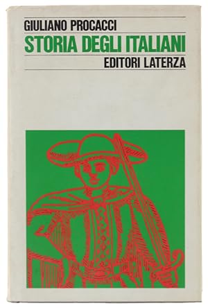 Bild des Verkufers fr STORIA DEGLI ITALIANI (prima edizione in un volume]: zum Verkauf von Bergoglio Libri d'Epoca