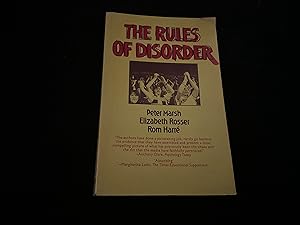 Bild des Verkufers fr The Rules of Disorder (Social Worlds of Childhood) zum Verkauf von Power Peters Antiquities