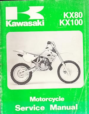 GENUINE KAWASAKI KX80 W1 X1 Y1 Z1 KX100 C1 WORKSHOP SERVICE MANUAL 1997