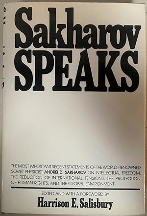 Imagen del vendedor de Sakharov Speaks a la venta por Chaparral Books