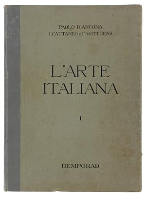 Imagen del vendedor de L'ARTE ITALIANA. Testo-atlante. Volume 1: Dalle origini alla fine del Trecento. 483 illustrazioni.: a la venta por Bergoglio Libri d'Epoca