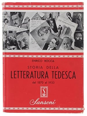 STORIA DELLA LETTERATURA TEDESCA DAL 1870 AL 1933.: