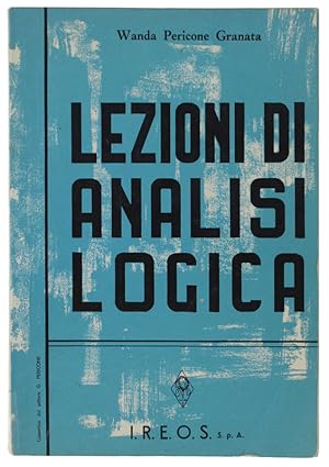 LEZIONI DI ANALISI LOGICA.: