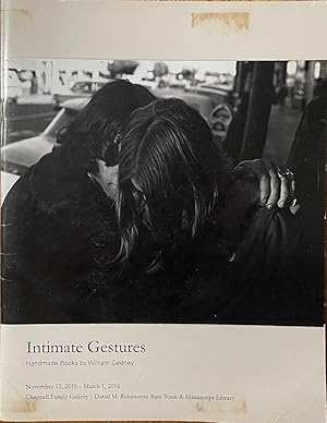 Seller image for Intimate Gestures: Handmade Books by William Gedney for sale by Reilly Books