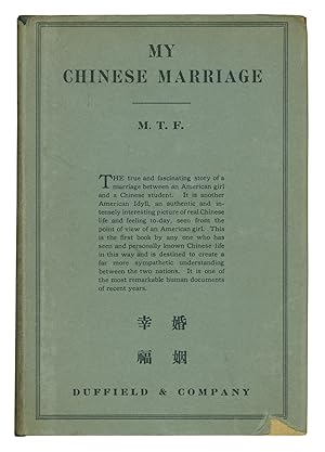 Imagen del vendedor de My Chinese Marriage a la venta por Between the Covers-Rare Books, Inc. ABAA