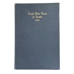 1921 Social Blue Book of Seattle