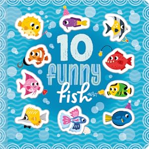 Imagen del vendedor de 10 Funny Fish (Board Book) a la venta por BargainBookStores