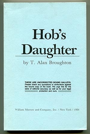 Bild des Verkufers fr Hob's Daughter zum Verkauf von Between the Covers-Rare Books, Inc. ABAA