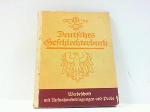 Deutsches Geschlechterbuch (Genealogisches Handbuch Bürgerlicher Familien). Werbeschrift mit Aufn...