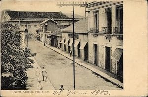 Ansichtskarte / Postkarte Puerto Cabello Venezuela, Piaza Bolivar