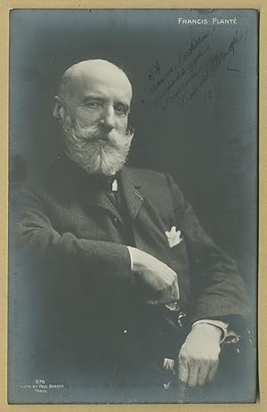 Seller image for Francis Plante (1839-1934) - Rare signed photo - 1917 for sale by PhP Autographs