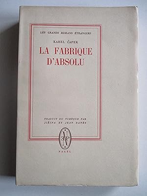 La fabrique d'absolu