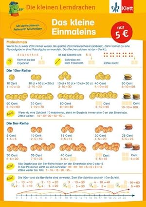 Imagen del vendedor de Klett Auf einen Blick: Das kleine Einmaleins 1x 1; Grundschule Mathematik 2./3. Klasse a la venta por Smartbuy