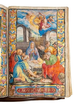 Seller image for Carta Executoria, granted by King Philip II of Spain, for Pedro de Segovia, with a fine contemporary portrait of the monarch, Renaissance manuscript in Spanish, on parchment for sale by Stephen Butler Rare Books & Manuscripts