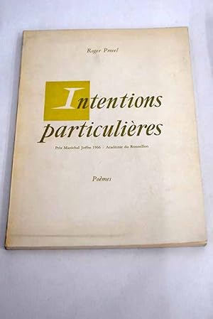 Intentions particulieres