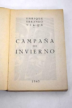 Seller image for Campaa de invierno for sale by Alcan Libros