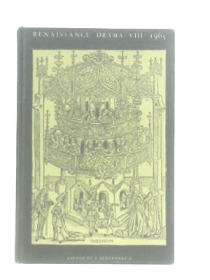 Bild des Verkufers fr Renaissance Drama VIII zum Verkauf von World of Rare Books