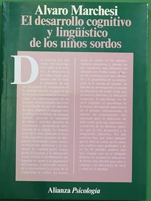 EL DESARROLLO COGNITIVO Y LINGÜÍSTICO DE LOS NIÑOS SORDOS