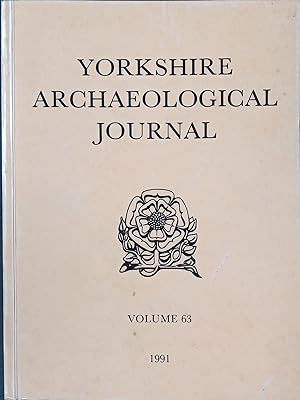 Yorkshire Archaeological Journal, Volume 63