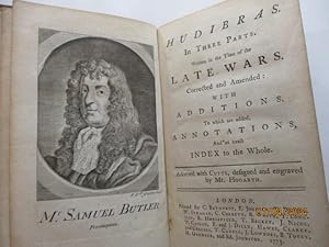 Image du vendeur pour Hudibras, en trois parties ; crit  l poque des dernires guerres - Hudibras in Three Parts, Written in the time of the Late Wars; Corrected et Amended : with Additions; To which are added, Annotations, and an exact Index to the Whole - Adorned with Cutts, designed and engraved by Mr Hogarth. Hudibras, en trois parties ; crit  l poque des dernires guerres : corrig et amend. avec de grandes annotations, et une prface mis en vente par PORCHEROT Gilles -SP.Rance