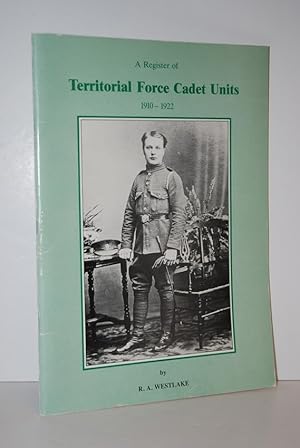 Bild des Verkufers fr Register of Territorial Force Cadet Units, 1910-22 zum Verkauf von Nugget Box  (PBFA)