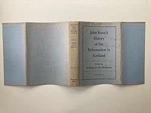 Bild des Verkufers fr DUST JACKET for John Knox's History of the Reformation in Scotland Volume 2 zum Verkauf von River House Books