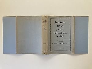 Bild des Verkufers fr DUST JACKET for John Knox's History of the Reformation in Scotland Volume 1 zum Verkauf von River House Books