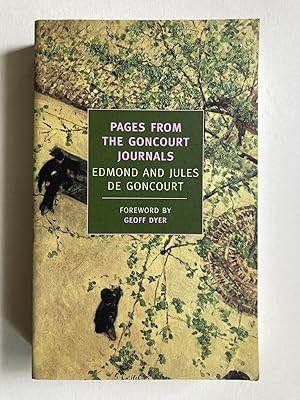 Pages from the Goncourt Journals