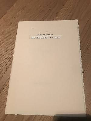Bild des Verkufers fr Du elchst an Oel - vierzehn Anagrammgedichte (German) zum Verkauf von Antiquariat UEBUE