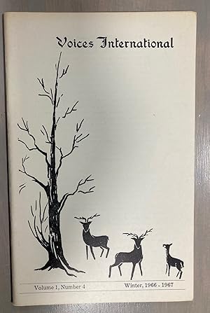 Seller image for Voices International Volume 1, No. 4 Winter 1966 Christmas Issue for sale by biblioboy