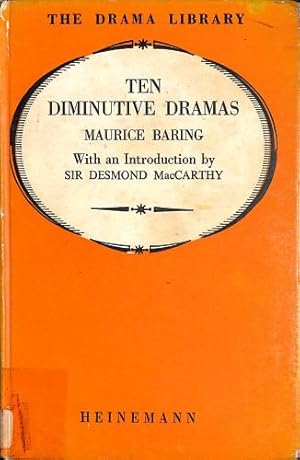 Image du vendeur pour Ten Diminutive Dramas mis en vente par WeBuyBooks