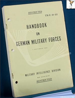 Handbook on German Military Forces TM-E 30-451 1 September 1943