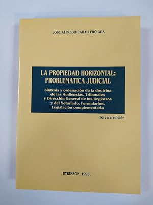 Immagine del venditore per La Propiedad horizontal: problemtica judicial. venduto da TraperaDeKlaus