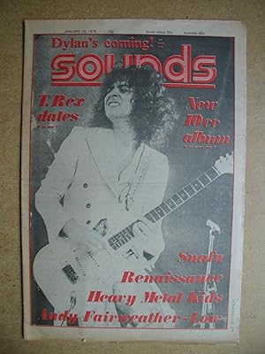 Immagine del venditore per Sounds. January 10, 1976. venduto da N. G. Lawrie Books