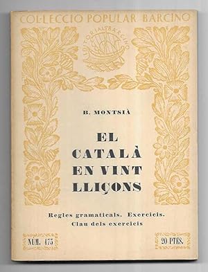 El Catalá en vint lliçons Col·lecció Popular Barcino Nº 173 1955