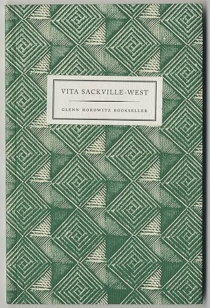 Bild des Verkufers fr VITA SACKVILLE-WEST zum Verkauf von Second Wind Books, LLC