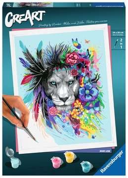 Ravensburger Malen nach Zahlen 20130  Boho Lion  ab 12 Jahren