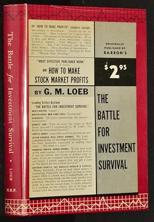 Immagine del venditore per The battle for investment survival venduto da Eyebrowse Books, MWABA