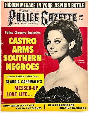 National Police Gazette July 1965 (Claudia Cardinale cover)