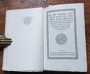 Seller image for The Voiage and Trauaile of Syr John Maundevile, Knight. (Limited and numbered edition) for sale by Stoneman Press