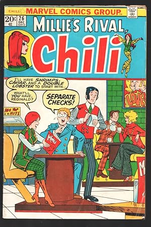 CHILI #26 1973-Marvel-Juke Box cover-Spicy poses-fashions-Stan Lee stories-VG