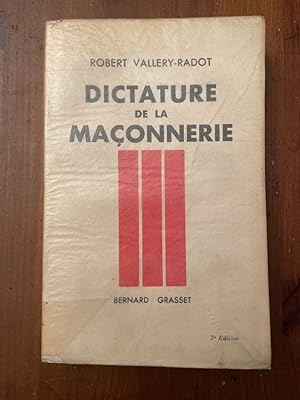 Seller image for Dictature de la maonnerie for sale by Librairie des Possibles