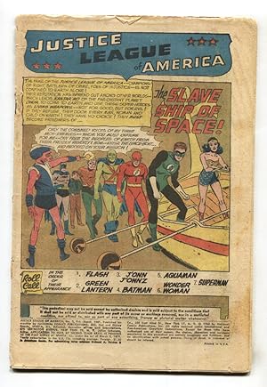 JUSTICE LEAGUE OF AMERICA #3--1ST KANJAR RO--DC--comic book--1961--Silver-Age--coverless