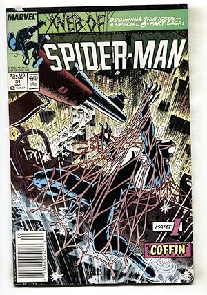 Immagine del venditore per Web Of Spider-Man #31-- 'Kraven's Last Hunt' part 1--comic book--Newsstand venduto da DTA Collectibles