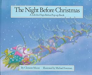 Image du vendeur pour The Night Before Christmas. A Lift-the-flap Rebus Pop-up Book. mis en vente par PlanetderBuecher