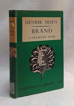 Imagen del vendedor de Brand: A Dramatic Poem (Everyman's Library) a la venta por Book House in Dinkytown, IOBA