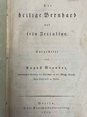 Bild des Verkufers fr Der heilige Bernhard und sein Zeitalter zum Verkauf von Antiquariat Bler